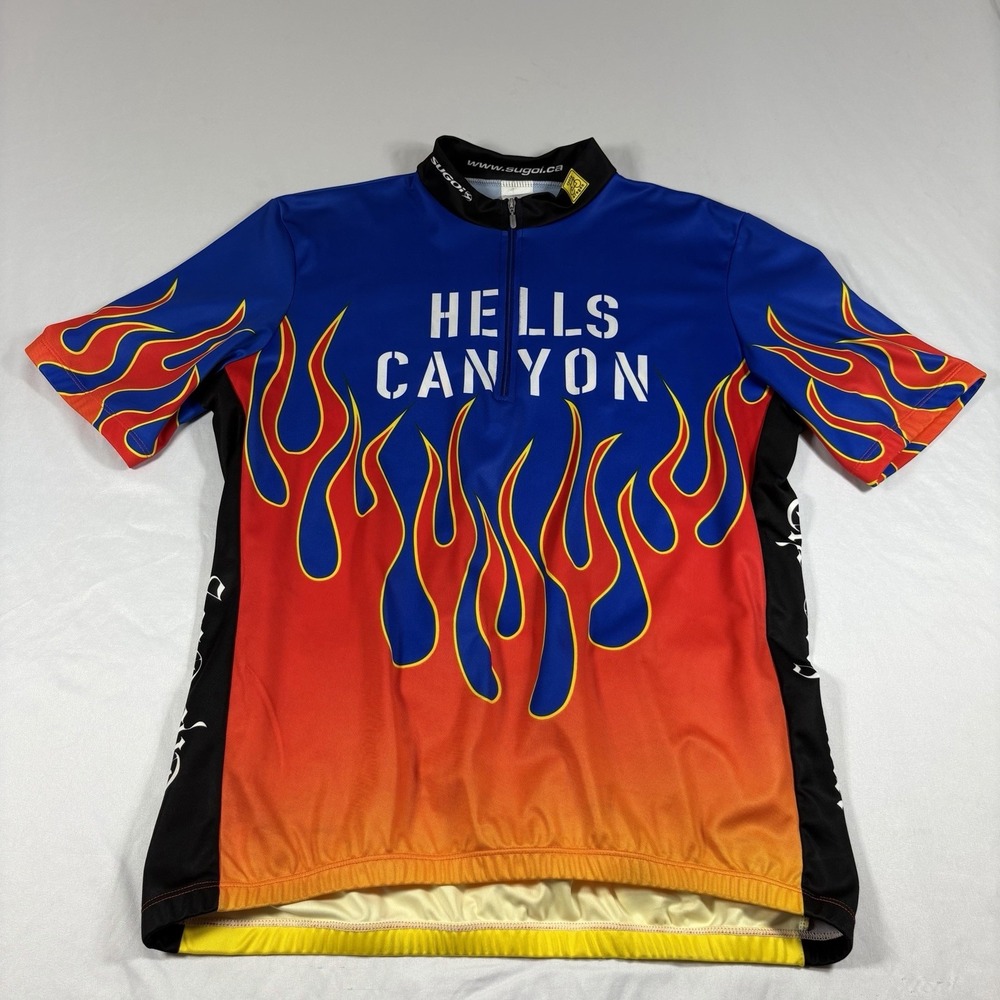Vintage Y2K Sugoi Oregon HELLS CANYON Men XXL CYCLING JERSEY